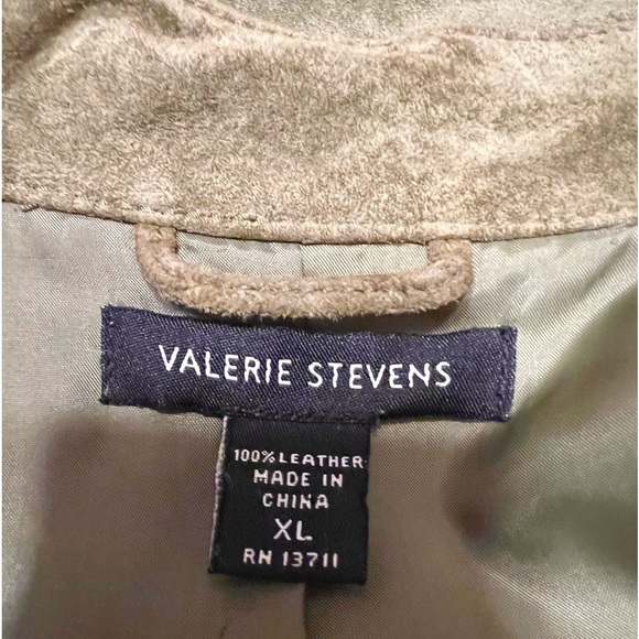 Valerie Stevens Leather Suede Jacket - Picture 4 of 9